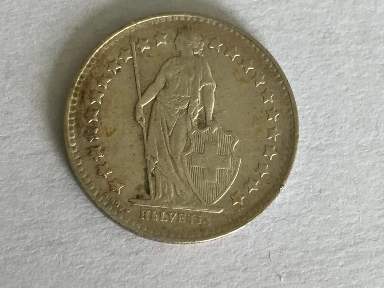 Billede 2 - 1/2 Franc Switzerland 1948