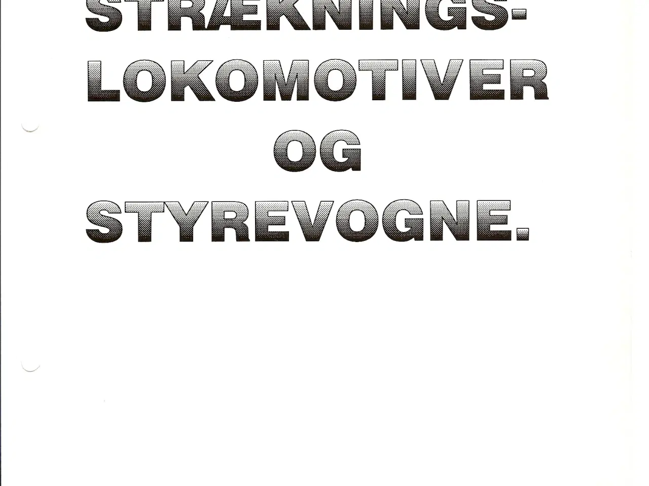 Billede 3 - DSB A4 hæfte "Trækkraftmateriel for Fjerntrafik"