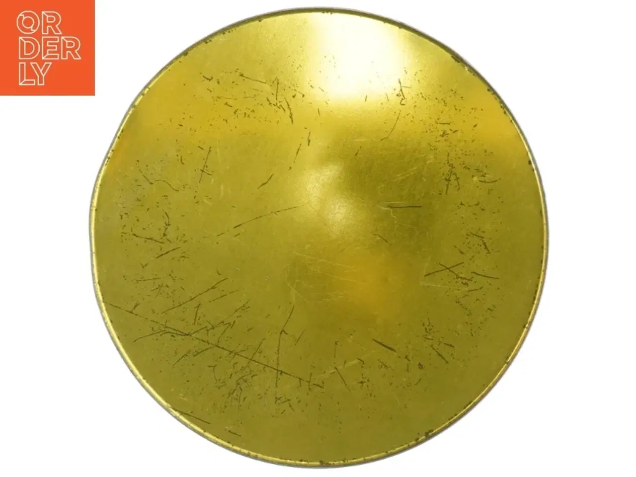 Billede 2 - Blomstret Vintage Rund metal opbevaringsdåse (str. Ø. 20 cm)