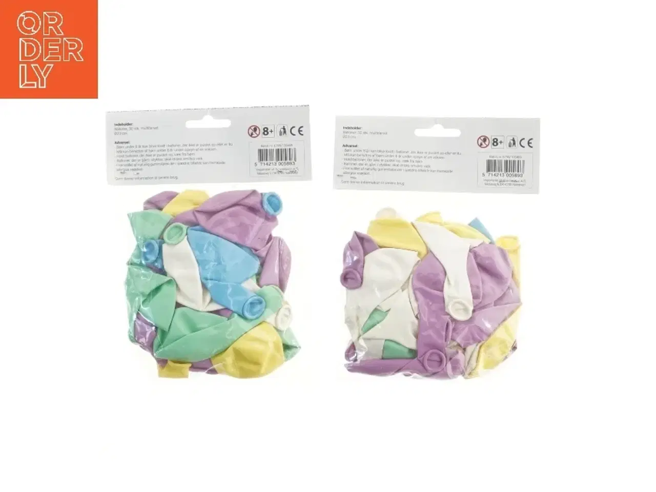 Billede 2 - Pakke med 30 balloner, ø 23 cm (str. 30 styk, ø 23 cm)