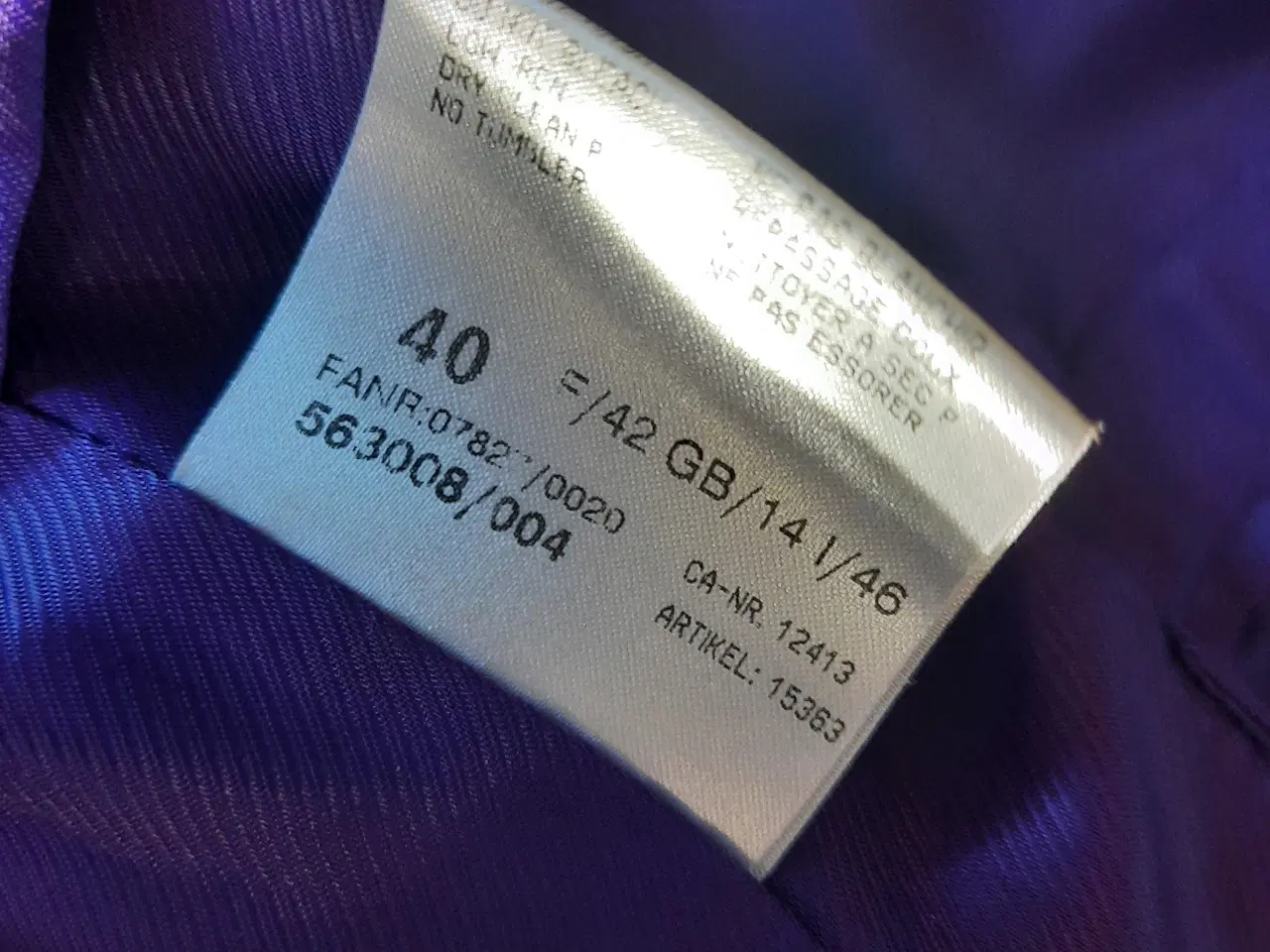 Billede 6 - Basler violet vinterjakke cashmere uld