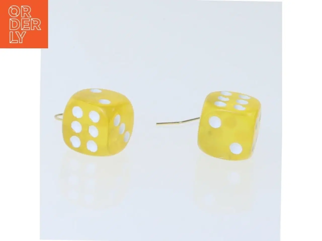 Billede 2 - Terning øreringe (str. 3,5 cm)