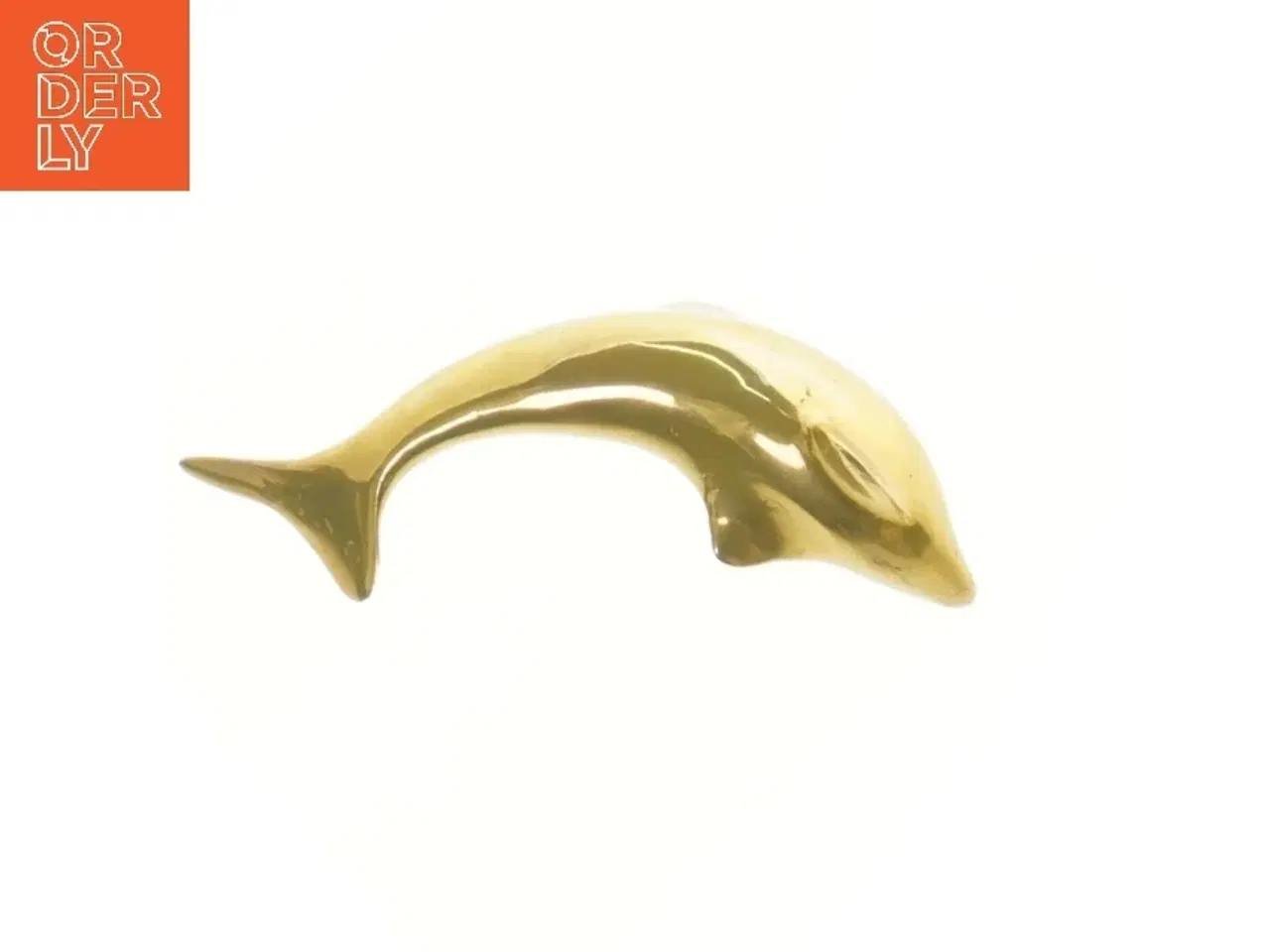 Billede 3 - Vintage messing delfin, souvenir fra Athen, 1990’erne (str. 15 cm)