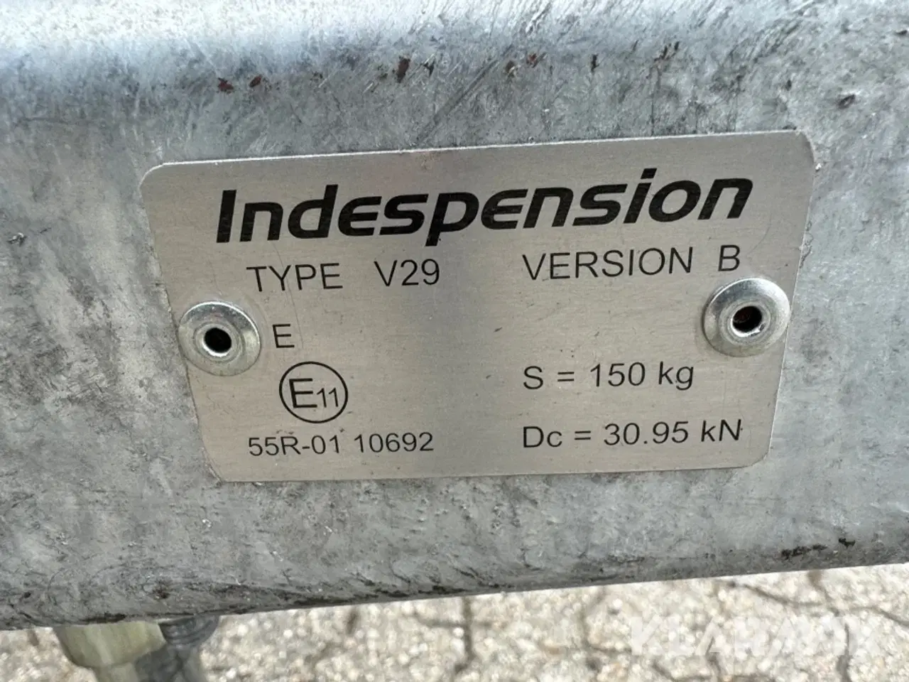 Billede 10 - 3 akslet tiptrailer Indespension HU12