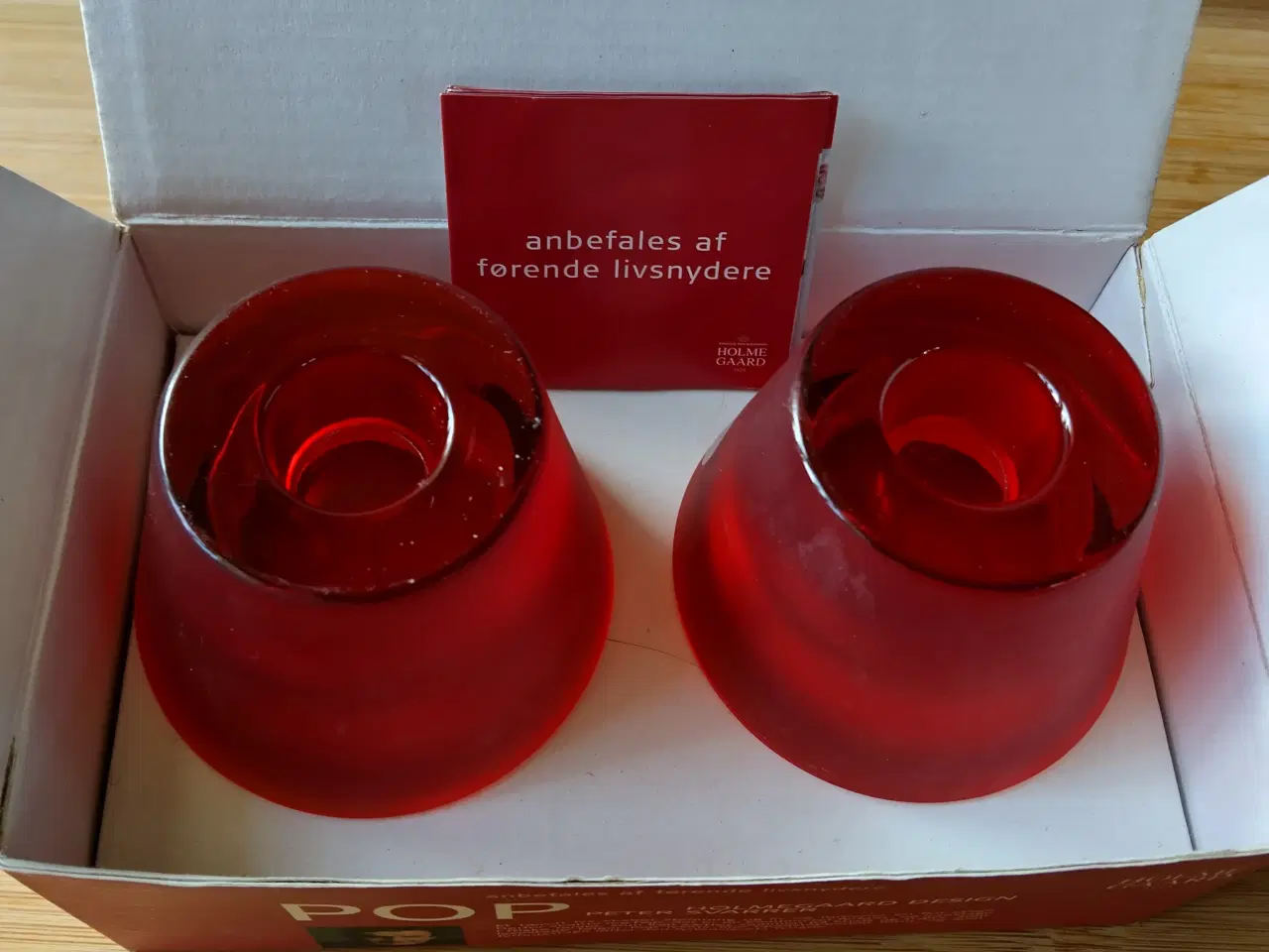 Billede 3 - Holmegaard Pop vendbare stager, lysestage