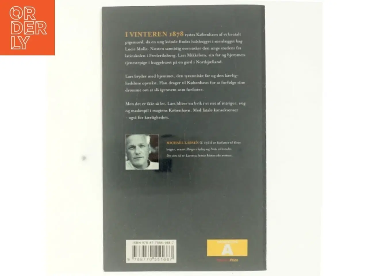 Billede 3 - Den store tid : roman : Aftenlandet af Michael Larsen (f. 1961) (Bog)