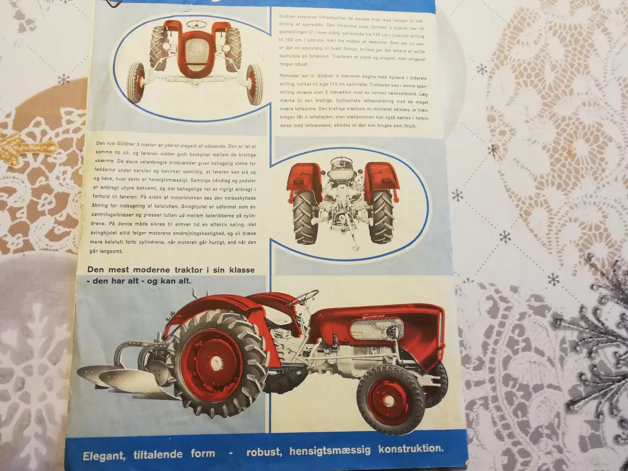Billede 1 - Guldner 3 traktor brochure