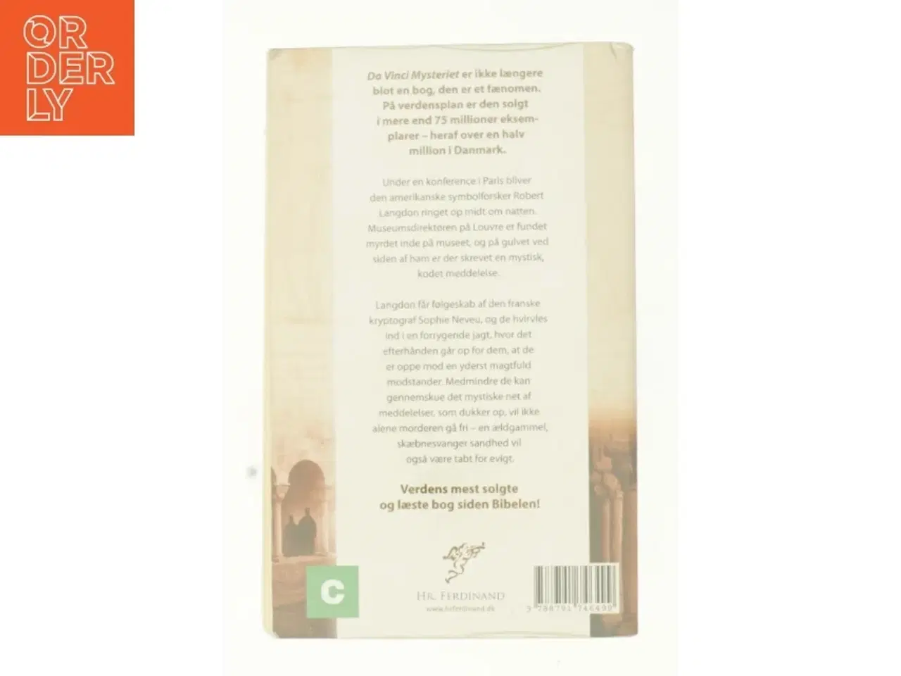 Billede 2 - Da Vinci mysteriet af Dan Brown (Bog)