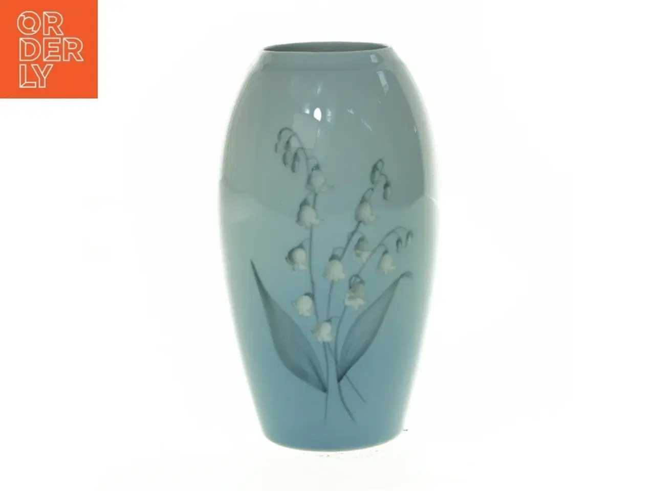 Billede 1 - Porcelænsvase, liljekonval, fra Bing og Grøndahl (str. 17,5 x 10 cm)