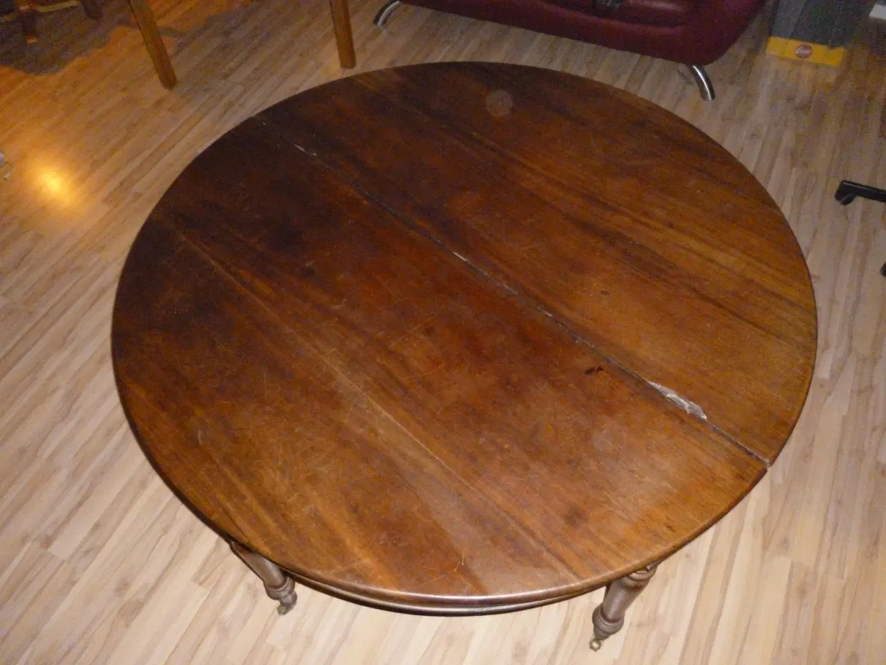 Billede 4 - Antik bord i fyrretræ.