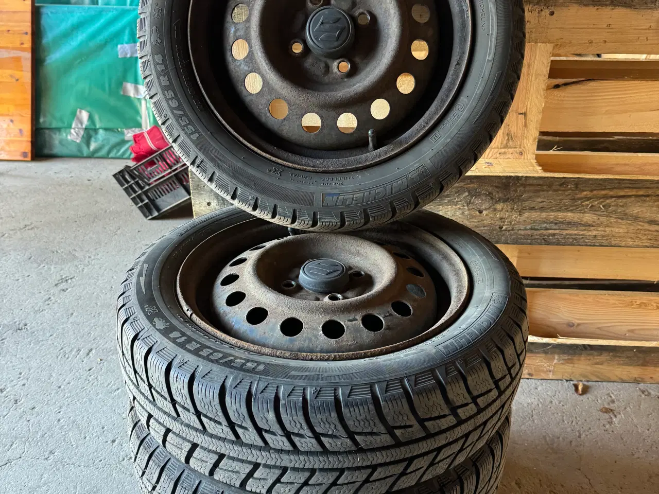 Billede 1 - Vinterhjul til Suzuki Alto mf. 4x100 