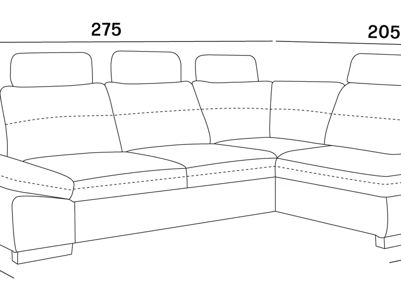 Billede 6 - ELVORO S HJØRNESOFA  275x205