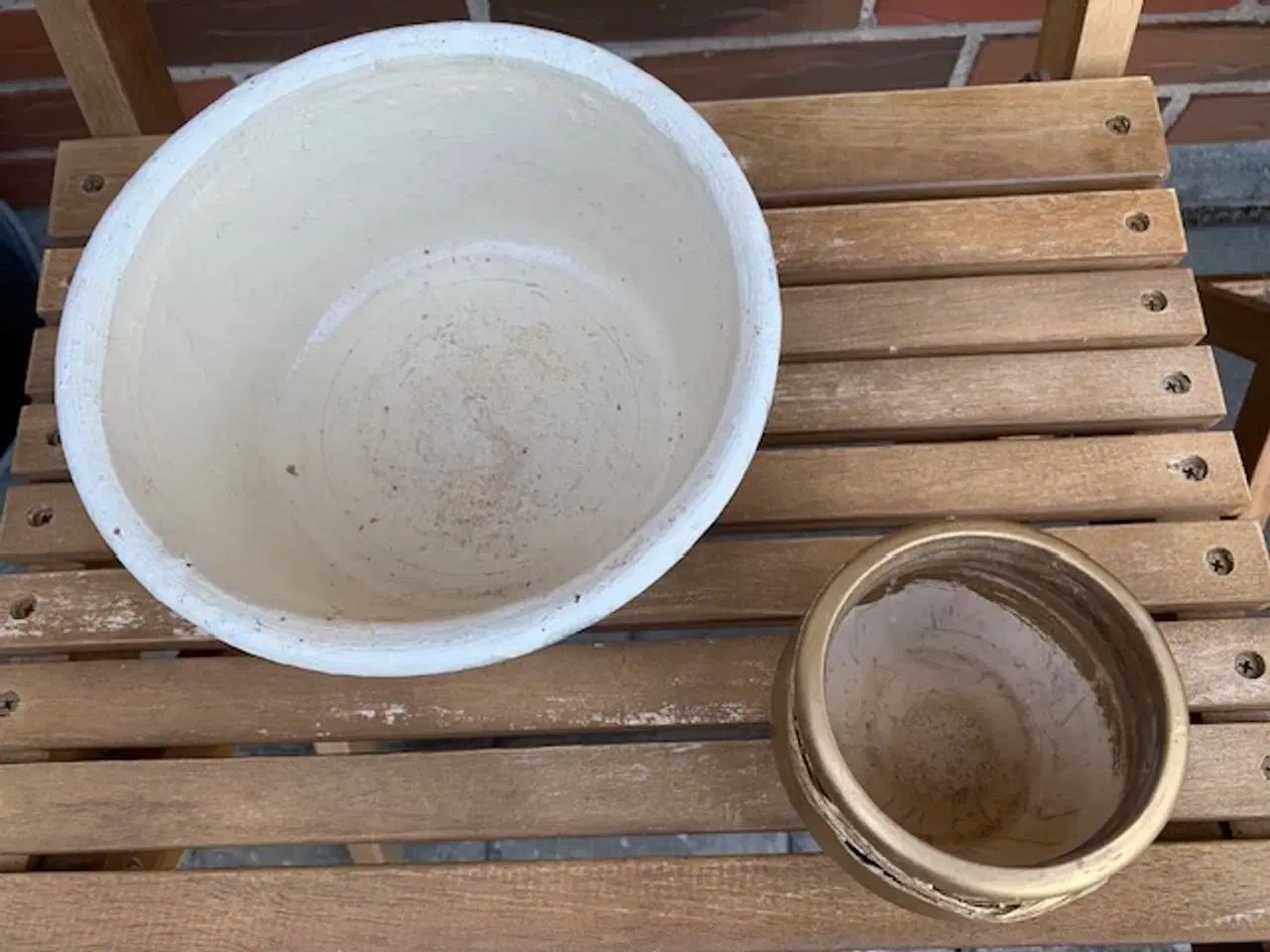 Billede 2 - Urtepotteskjuler - guld eller sølv - retro