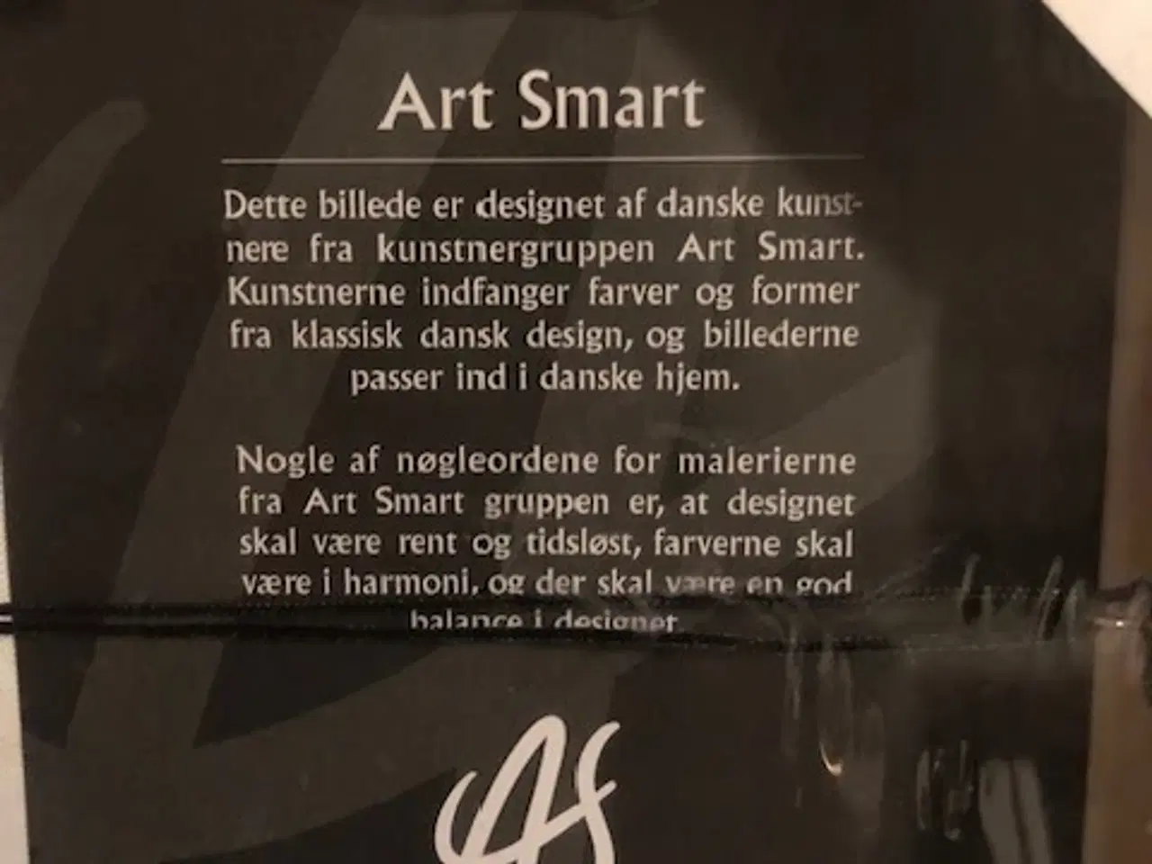 Billede 5 - Malerier ‘Art Smart’ 30 x 30 cm på lærred 