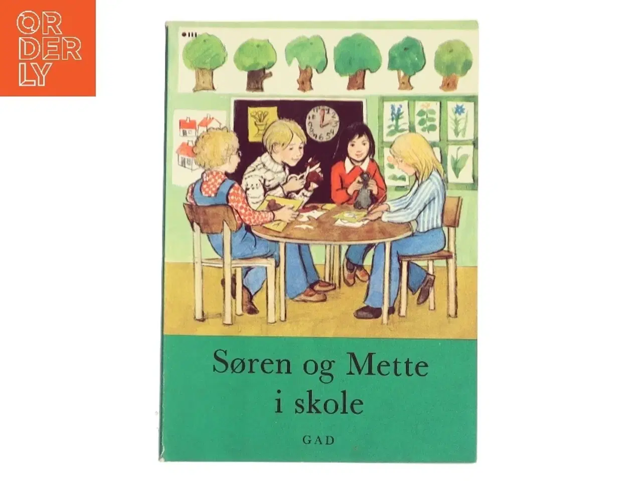 Billede 1 - Søren og Mette i skole af Knud Hermansen (Bog)