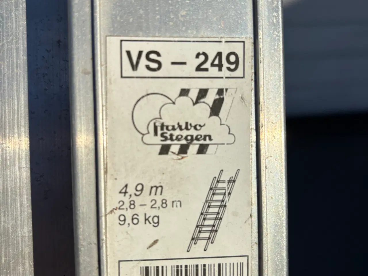 Billede 3 - HarboStegen Skyde- og WienerStige i Aluminium