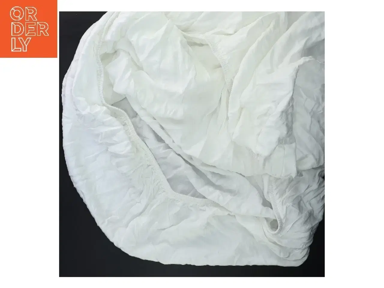 Billede 4 - Hvidt lagen fra Getaby (str. 90x200x12 cm)