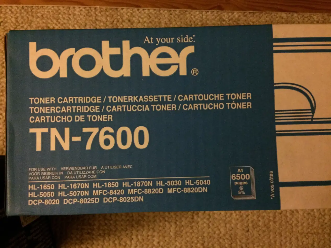 Billede 1 - Original Brother toner TN-7600