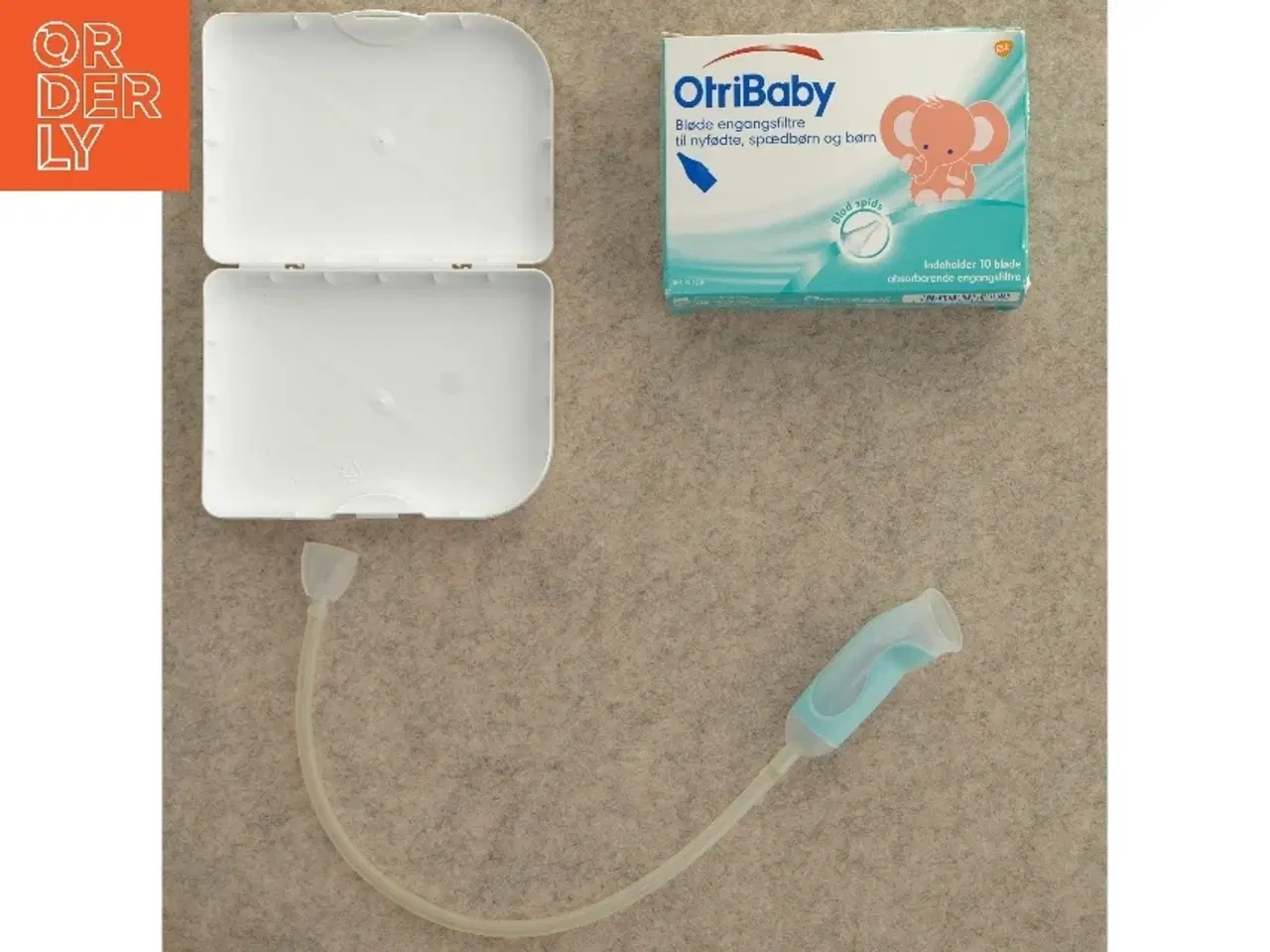 Billede 1 - Næse renser til baby fra Otribaby (str. 12 x 9 x 8 cm) samt engangsfiltre
