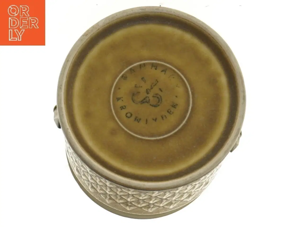 Billede 3 - Sukkerskål med låg (str. Ø 10 cm) fra Kronjyden, Danmark