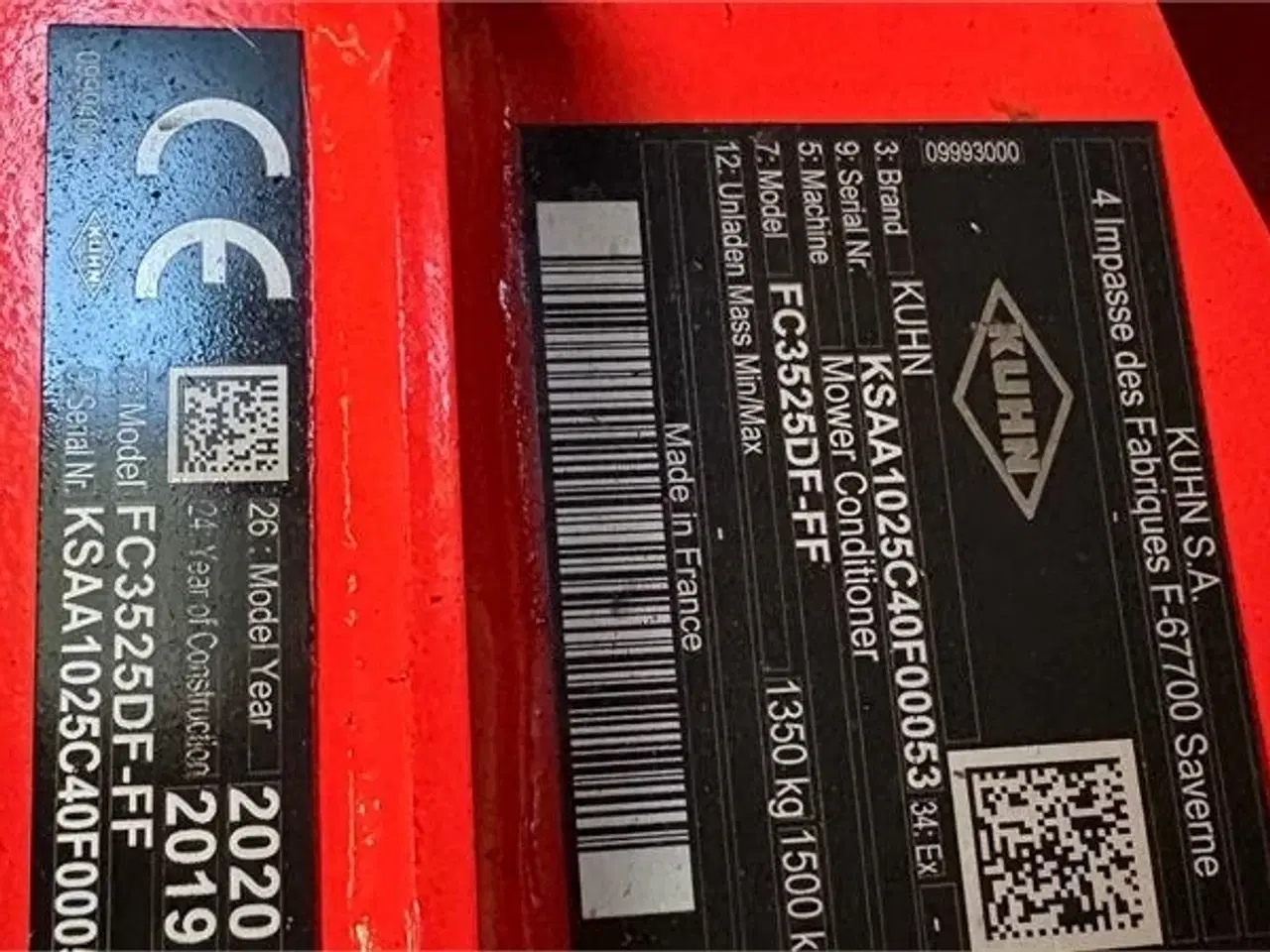 Billede 9 - Kuhn FC10030 + FC3525F  Skårlægger Med stål finger crim