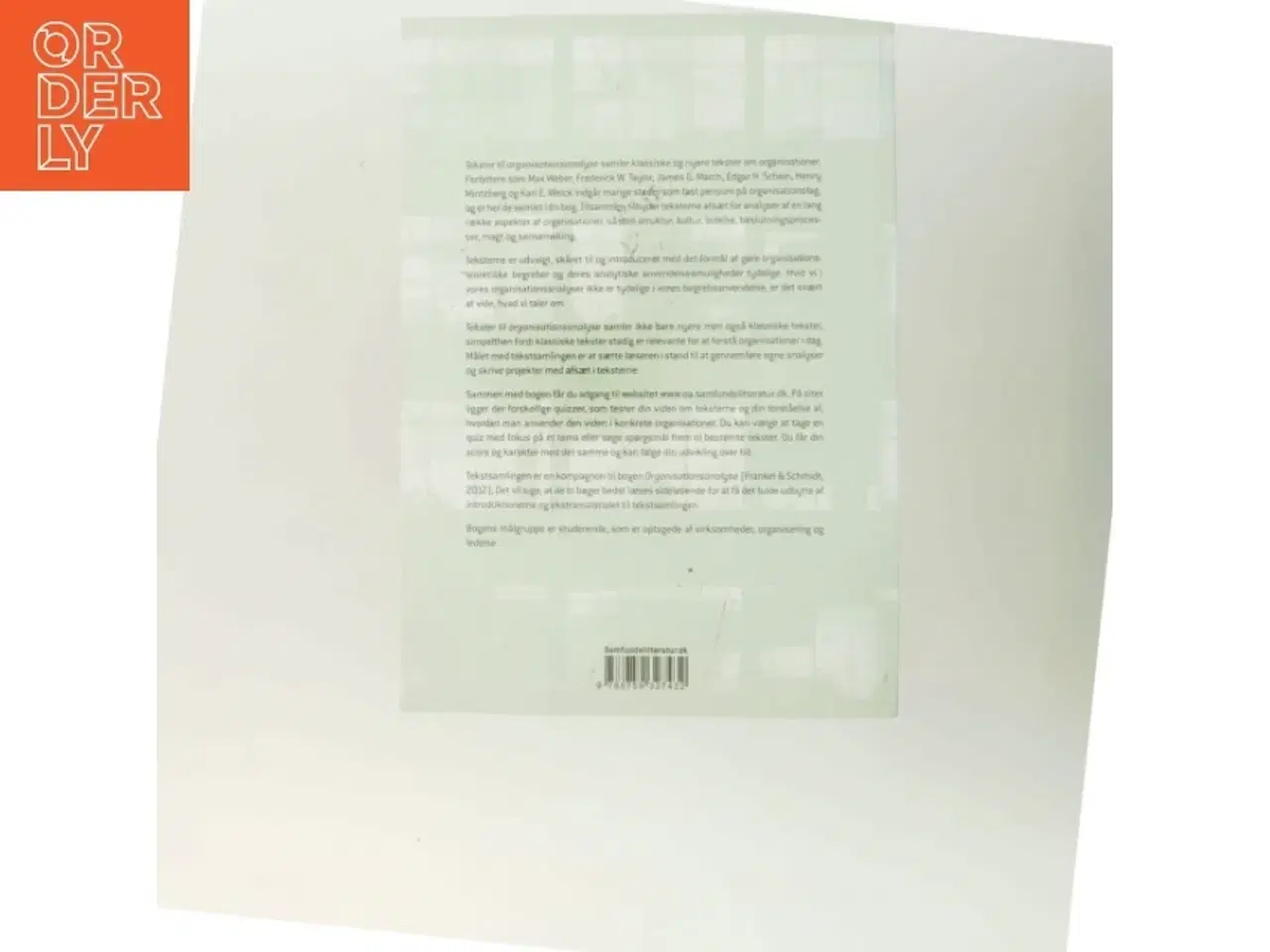 Billede 3 - Tekster til organisationsanalyse (Bog)