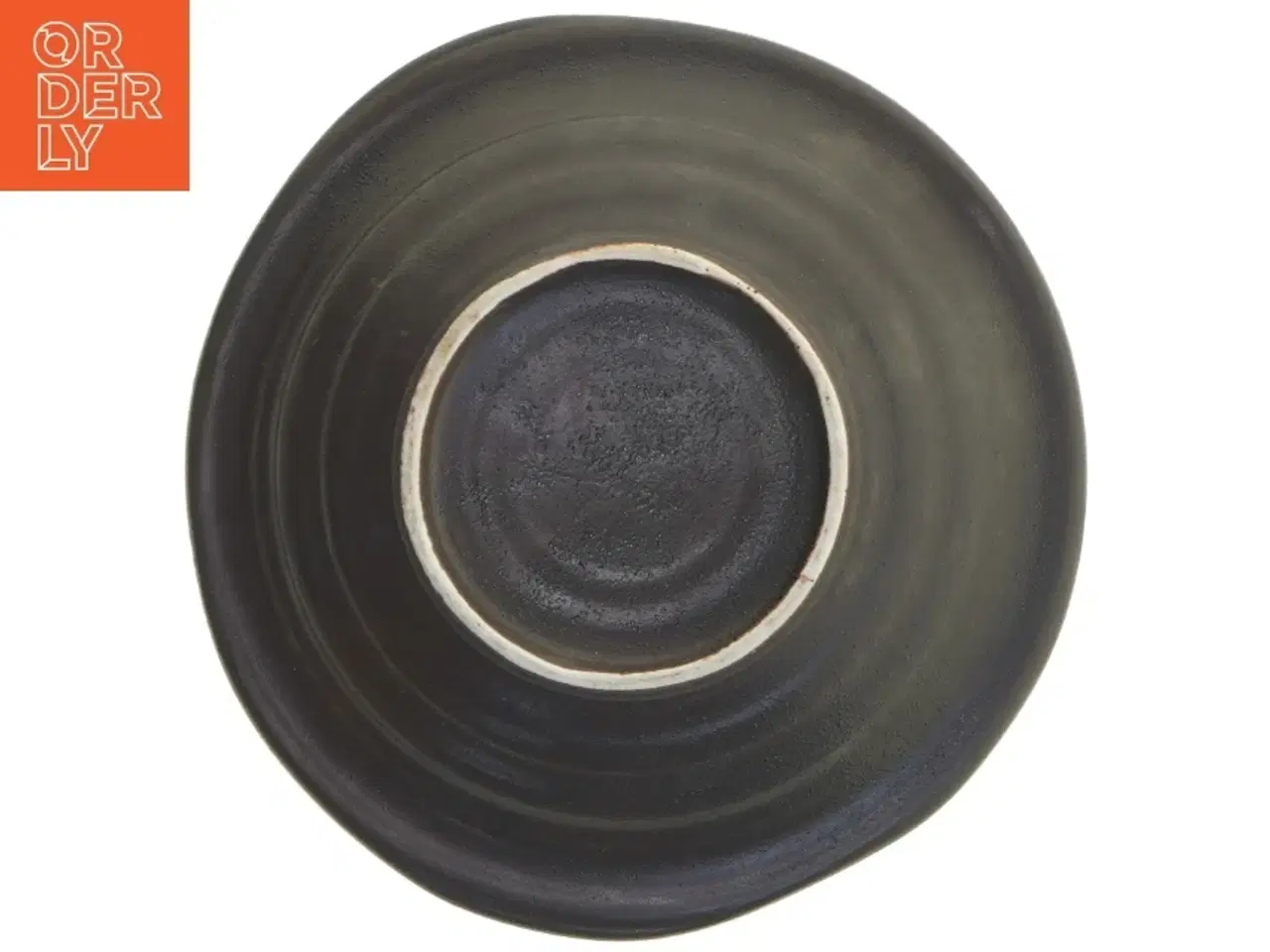 Billede 3 - Blåt keramisk fad (str. Ø 25 cm)