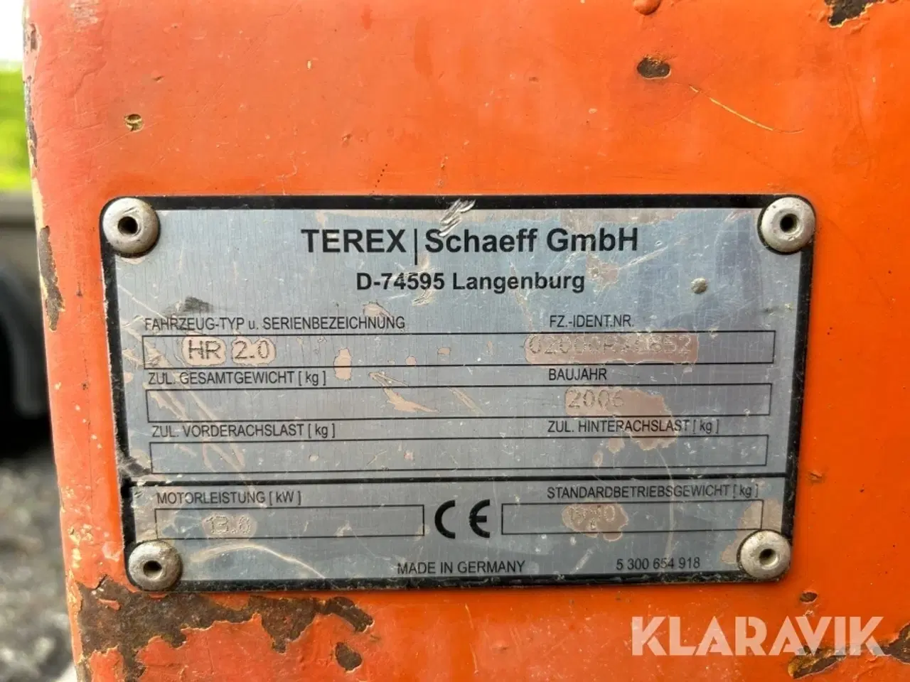 Billede 6 - Minigraver Terex HR 2.0