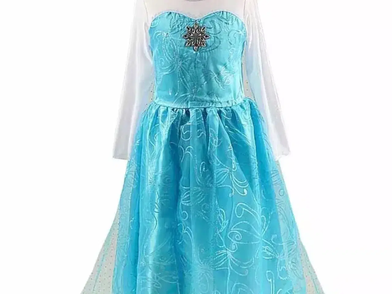 Billede 10 - Frost kjole + slør med Elsa festkjole udklædning