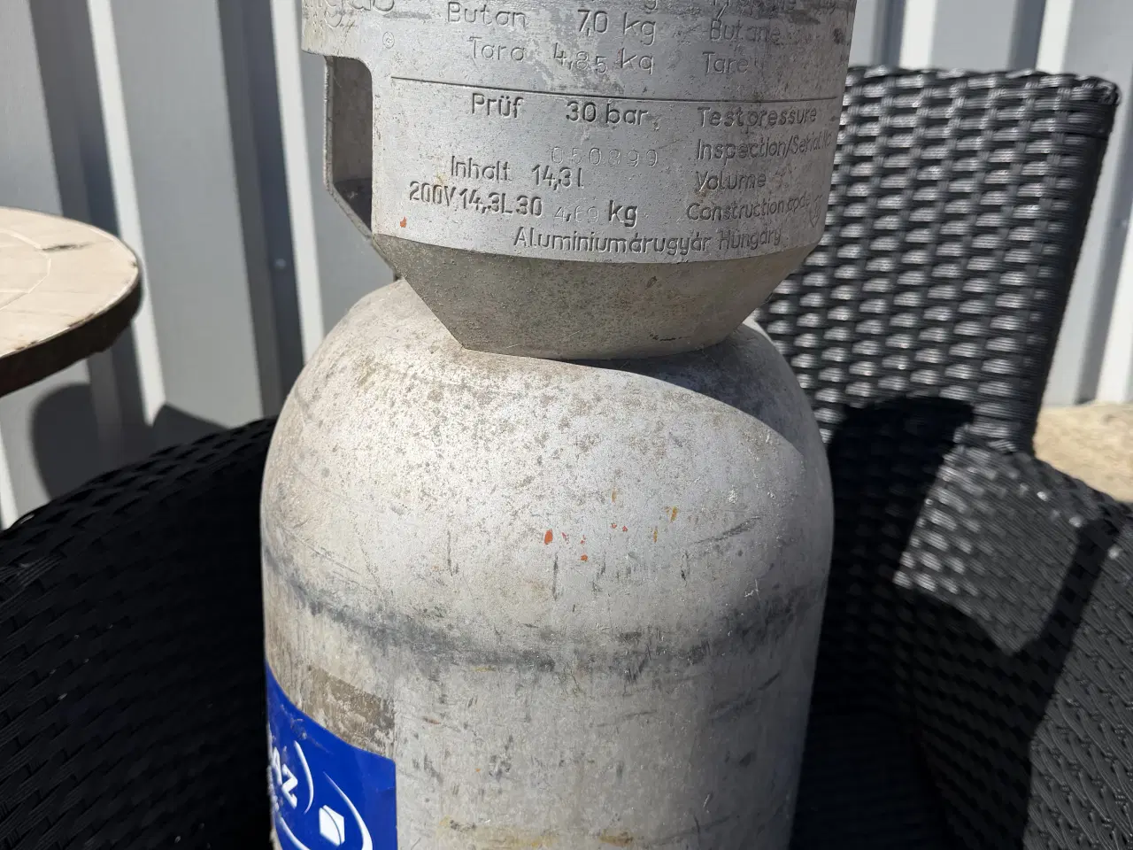 Billede 1 - 6 kg alu gasflasker