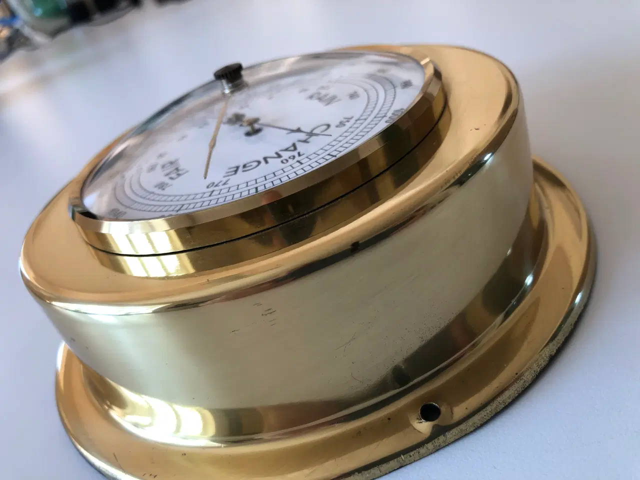 Billede 4 - Skibsbarometer i messing