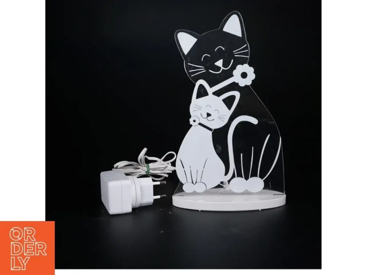 Billede 1 - LED katteformet natlampe fra Lumenico (str. 23 x 14 x 6 cm)