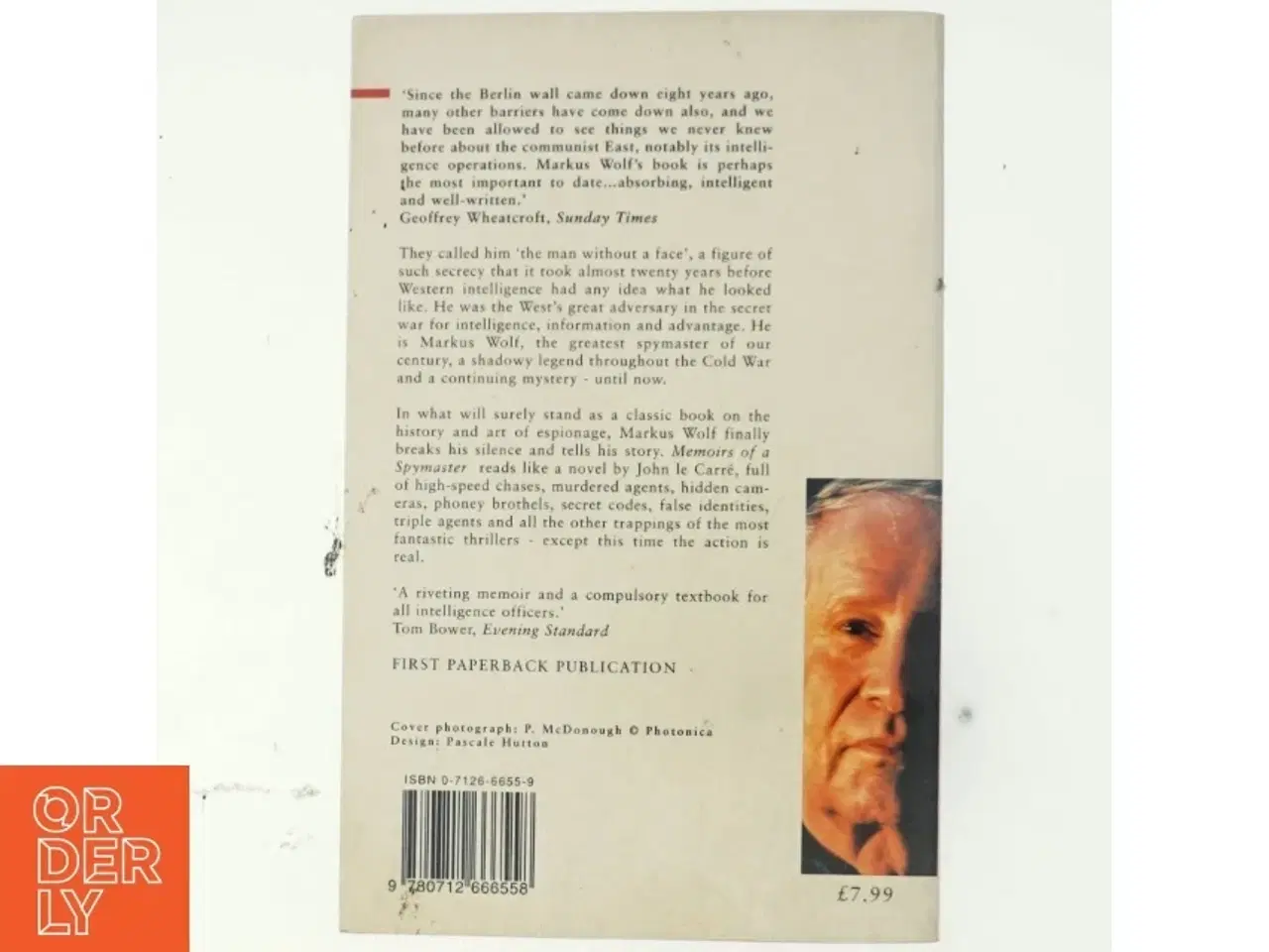 Billede 3 - Memoirs of a spymaster (Bog)