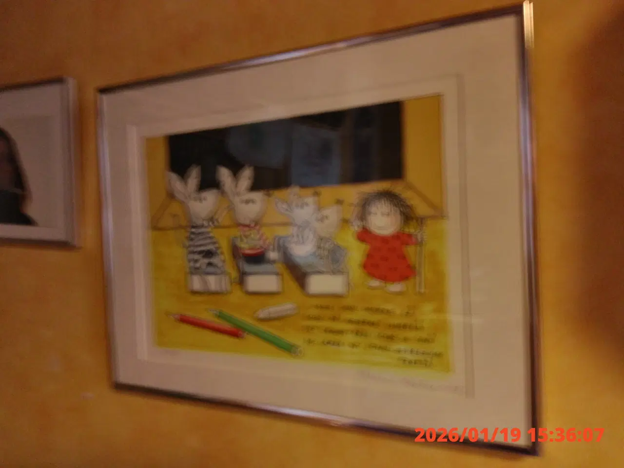 Billede 3 - Litografi med Cirkeline