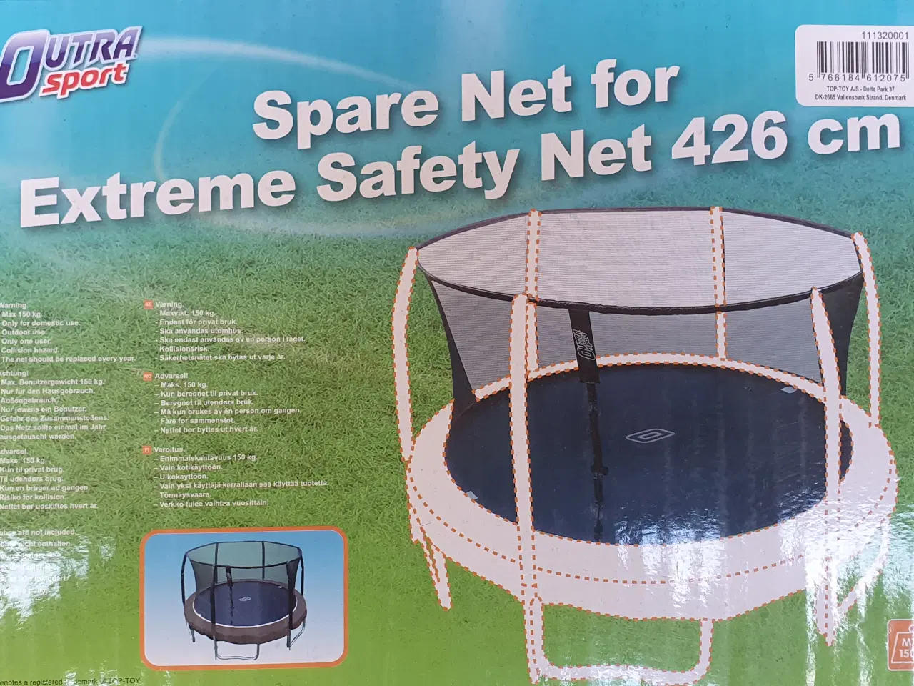 Billede 1 - Sikkerhedsnet til trampolin 426 cm.