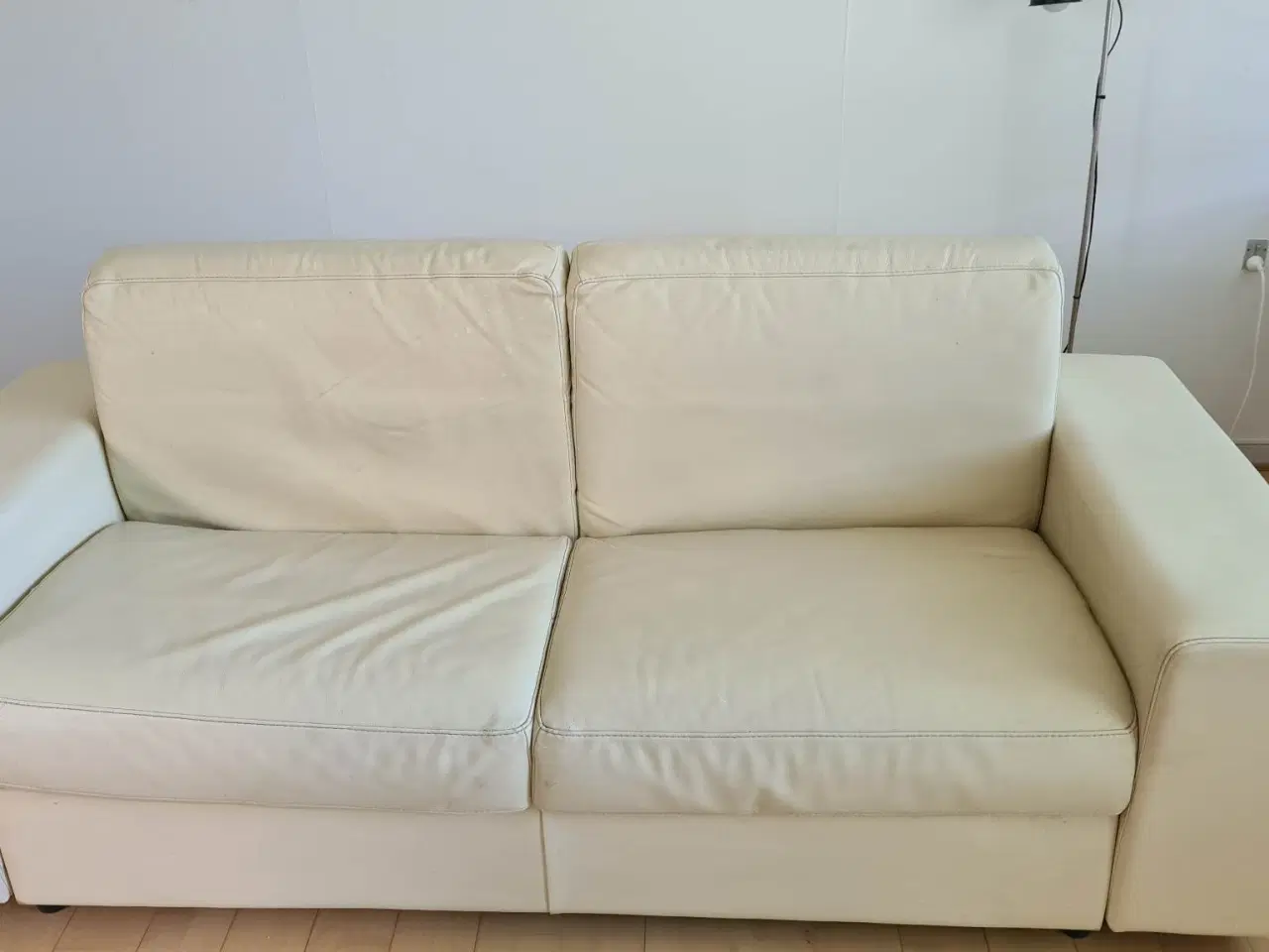 Billede 2 - Sælger denne sove sofa i læder 140 ,200