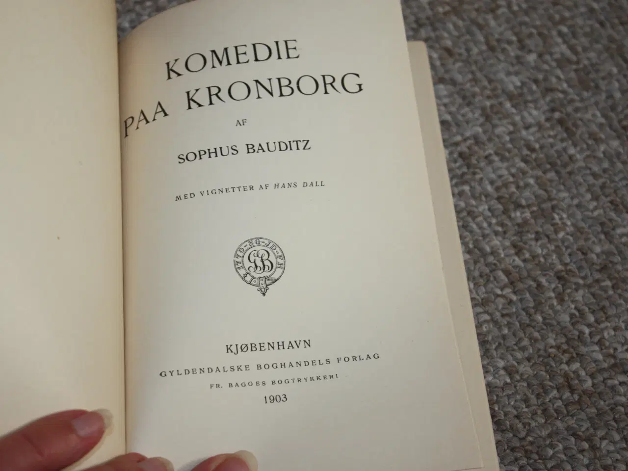 Billede 3 - Komedie paa Kronborg af Sophus Bauditz
