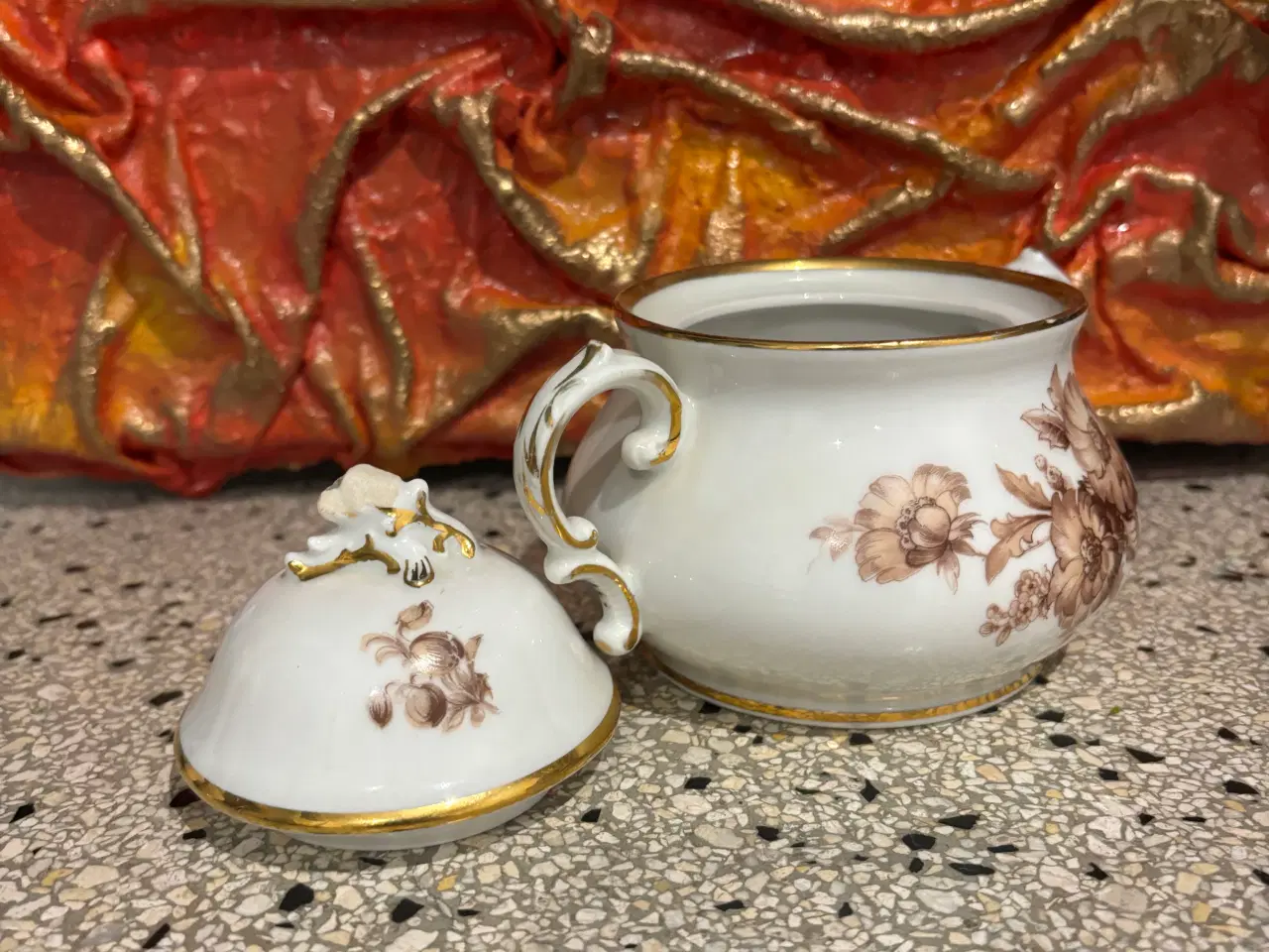 Billede 2 - Smuk Vintage Sukkerskål