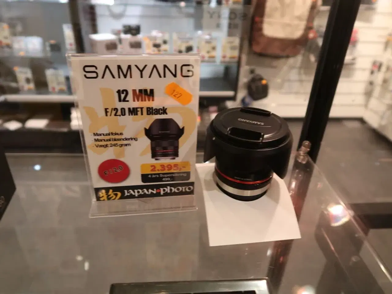 Billede 1 - Objektiv SAMYANG F/2,0 MFT Black 12 mm