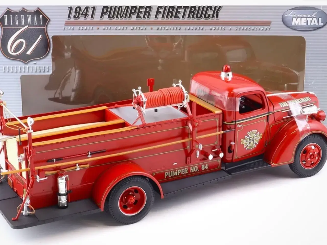 Billede 3 - 1:16/1:18 Ford Pumper Fire Truck 1941 