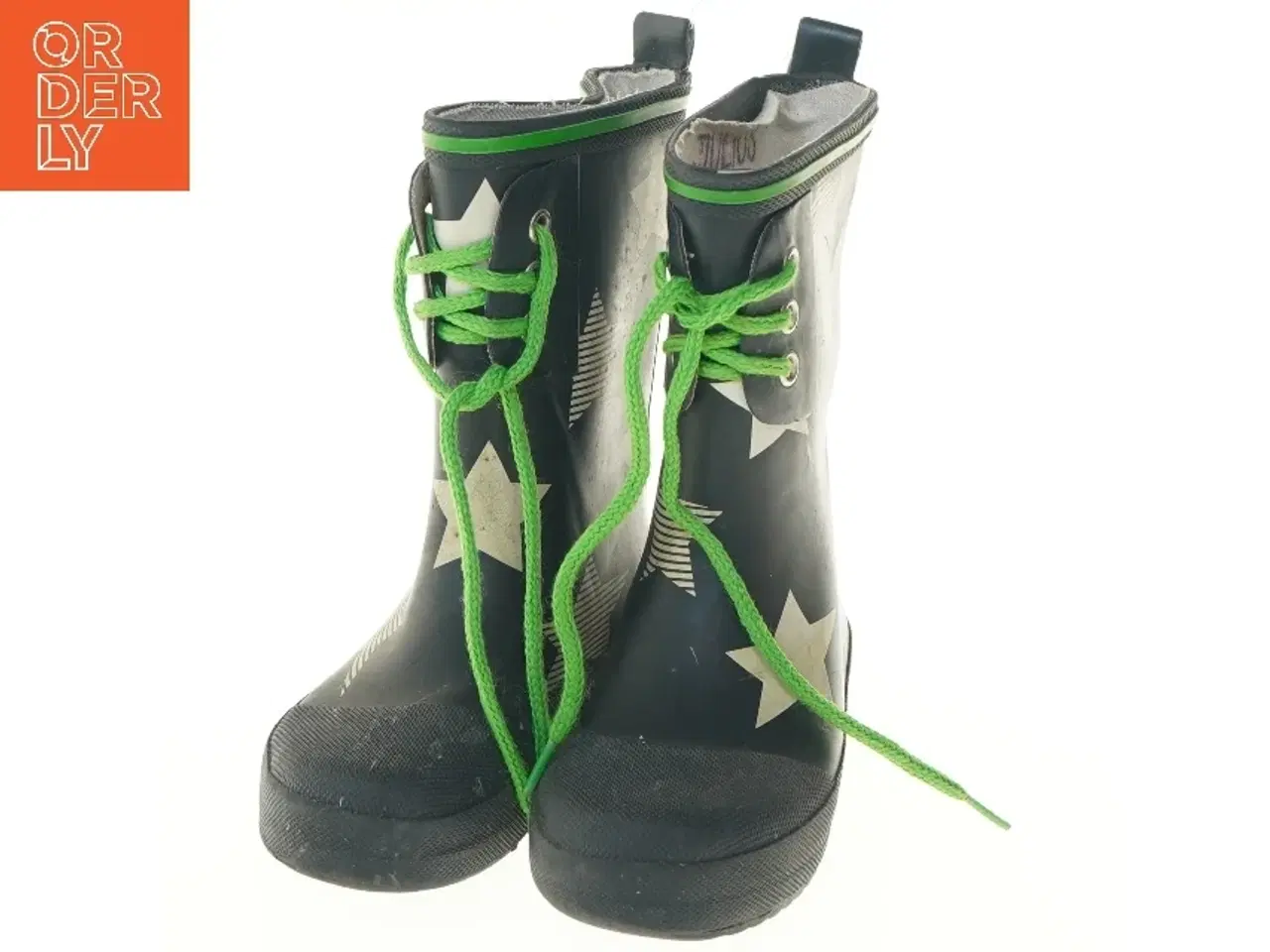 Billede 4 - Børne gummistøvler med stjernemønster (str. 24 )
