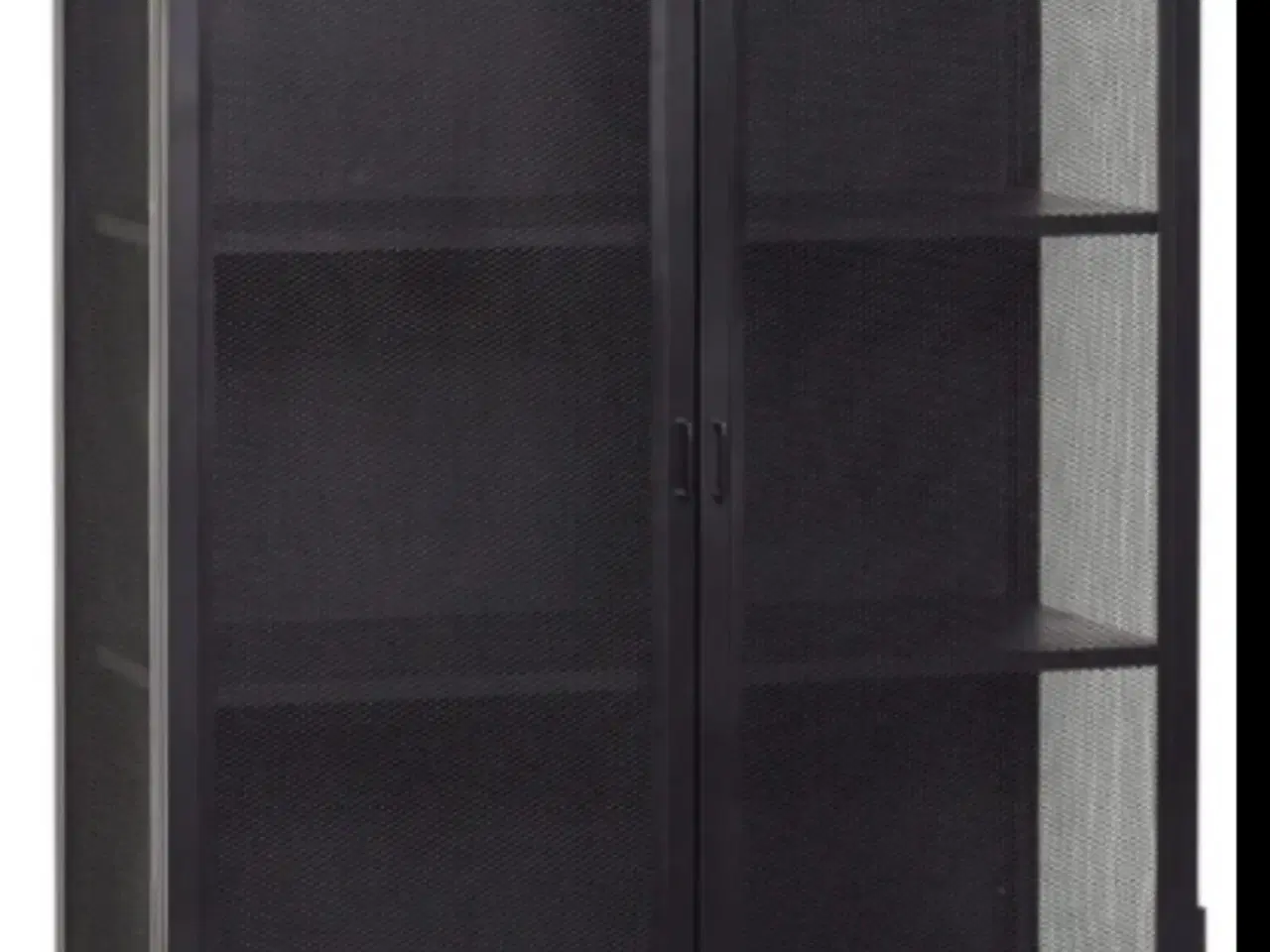 Billede 3 - Hübsch Edge Double vitrineskab i sort metal