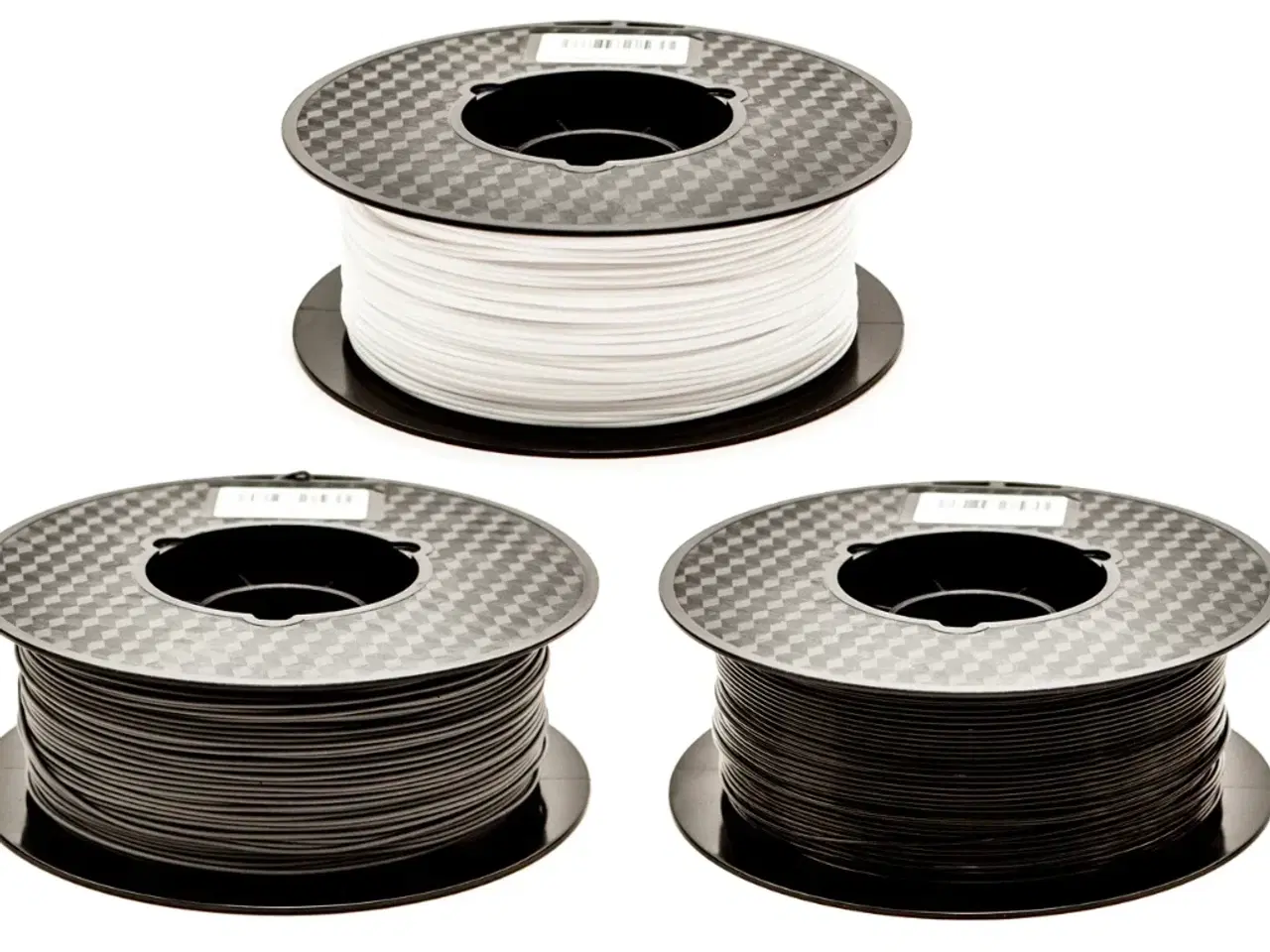 Billede 1 - Filament startpakke 3 farver - 3DE Premium - PLA - 1.75mm