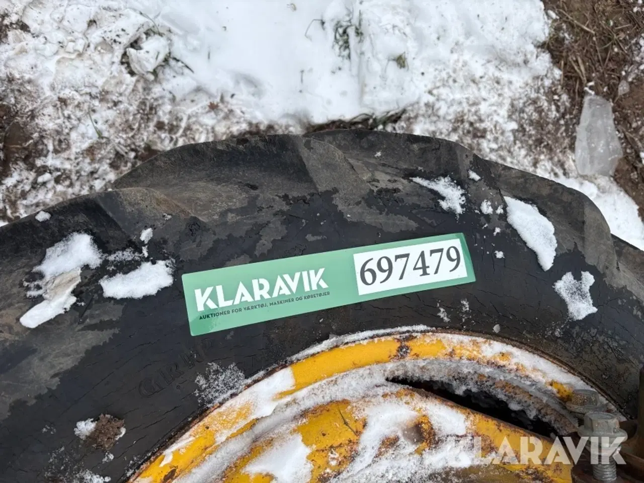 Billede 9 - Dæk med nav Goodyear 2 styk