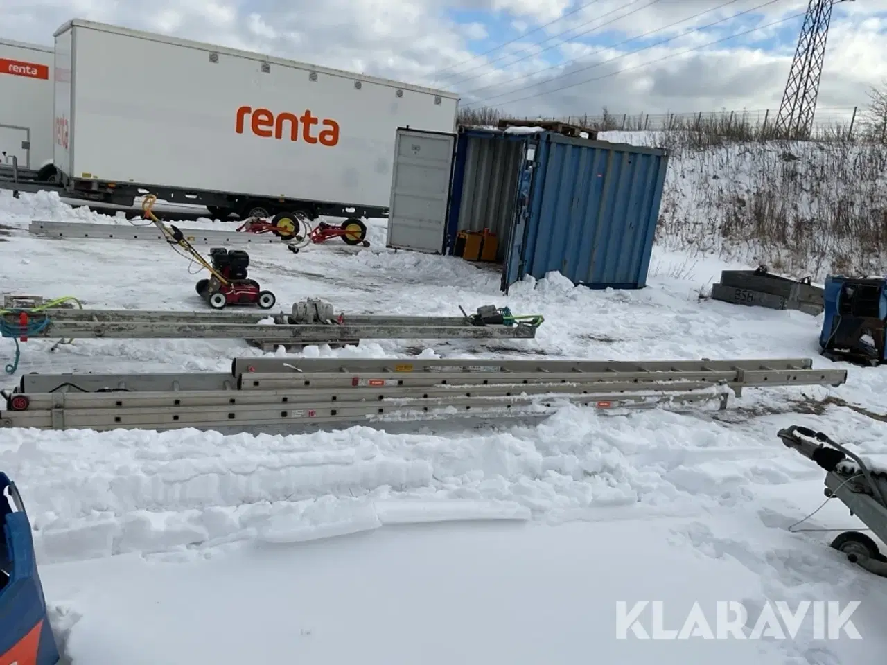 Billede 4 - Tredelt hejsestige Jumbo 11,6 meter
