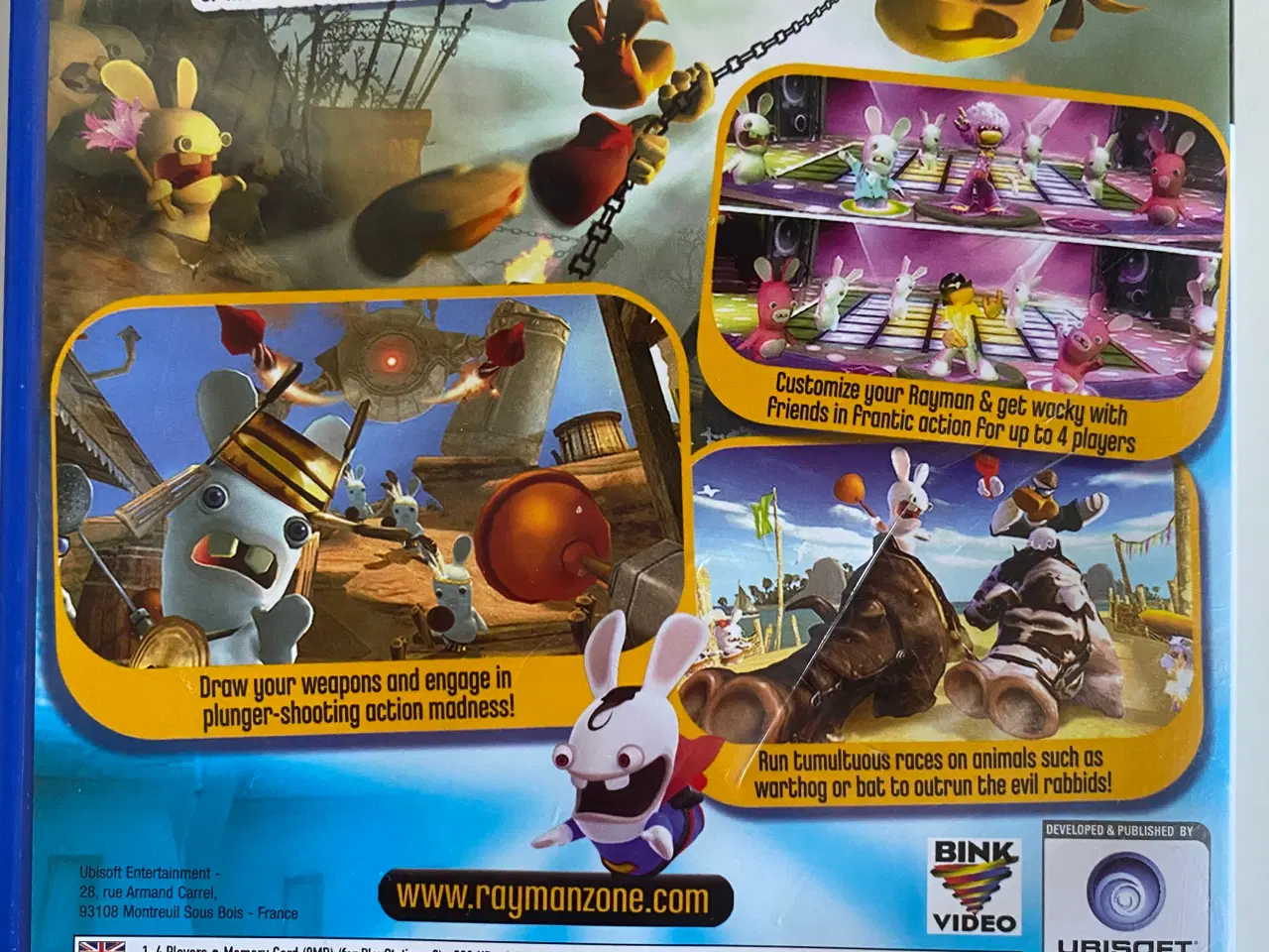 Billede 2 - Rayman Raving Rabbids (Playstation 2)