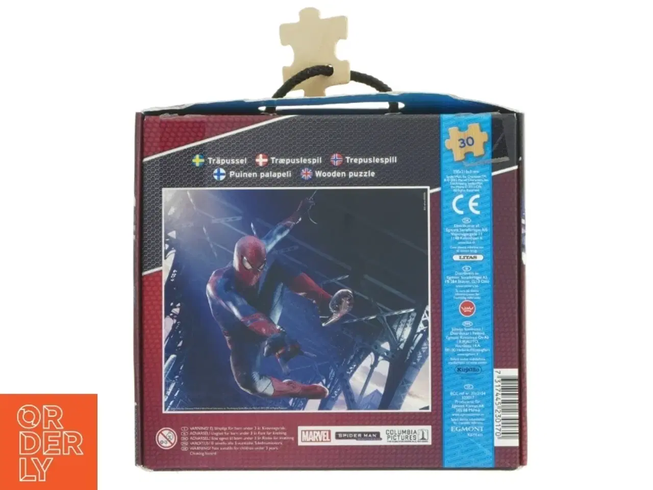 Billede 3 - Spiderman puslespil fra K&#228;rnan (str. 30. brikker)