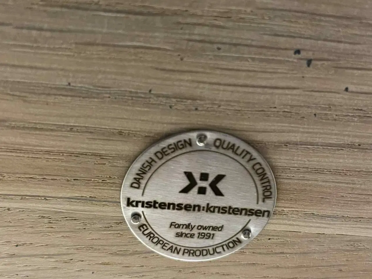 Billede 3 - Kristensen-Kristensen Spisebord Massivt Træ Naturf