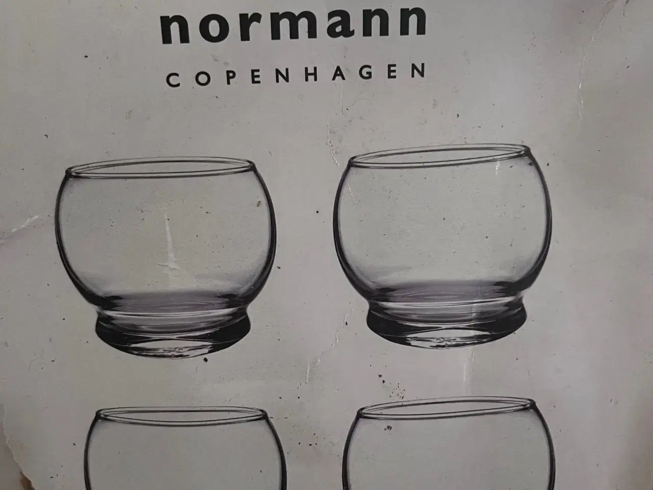Billede 1 - Normann Copenhagen vippeglas 4 stk