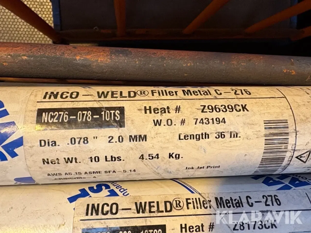 Billede 2 - Svejsetråd Special Metals - 2 ruller